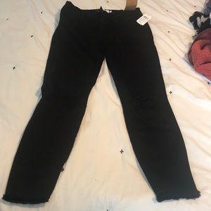 Clara high rise skinny crop jeans